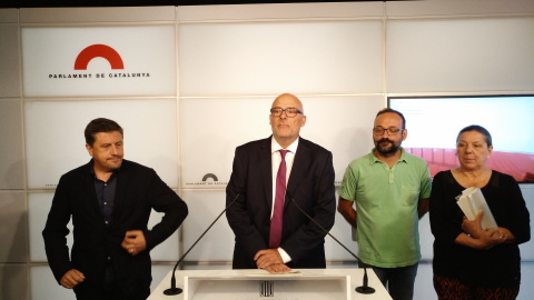 Presentación de la Ley de Transitoriedad Jurídica y Fundacional de la República, la principal de las llamadas "leyes de desconexión" / EUROPA PRESS Presentación de la Ley de Transitoriedad Jurídica y Fundacional de la República, la principal de las llamadas "leyes de desconexión" / EUROPA PRESS