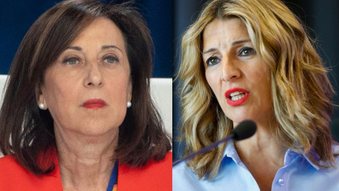Imagen combinada de Yolanda Díaz y Margarita Robles. — Mariscal / A.Ortega / EFE / EUROPA PRESS Imagen combinada de Yolanda Díaz y Margarita Robles. — Mariscal / A.Ortega / EFE / EUROPA PRESS
