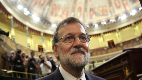 El presidente del Gobierno, Mariano Rajoy, en el hemiciclo del Congreso. Archivo REUTERS El presidente del Gobierno, Mariano Rajoy, en el hemiciclo del Congreso. Archivo REUTERS