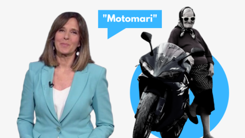 Imagen combinada de Ana Blanco y un meme de Twitter. — TVE/ TWITTER/TREMENDING