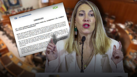 La reconversión de María Guardiola: de dar la espalda a Vox a abrirle las puertas de par en par La reconversión de María Guardiola: de dar la espalda a Vox a abrirle las puertas de par en par