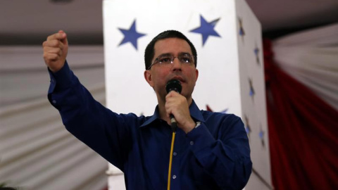 El ministro de Asuntos Exteriores de Venezuela, Jorge Arreaza, en una reciente imagen. | EFE El ministro de Asuntos Exteriores de Venezuela, Jorge Arreaza, en una reciente imagen. | EFE