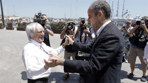 Francisco Camps saluda al magnate de la Fórmula 1 Bernie Ecclestone / EUROPA PRESS Francisco Camps saluda al magnate de la Fórmula 1 Bernie Ecclestone / EUROPA PRESS