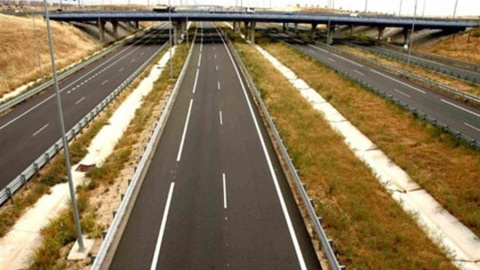 Autopista radial R-3, operada por Sacyr. E.P. Autopista radial R-3, operada por Sacyr. E.P.