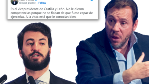 Oscar Puente y Juan García-Gallardo. - Europa Press / Alberto Ortega / Isabel Infantes / Tremending Oscar Puente y Juan García-Gallardo. - Europa Press / Alberto Ortega / Isabel Infantes / Tremending