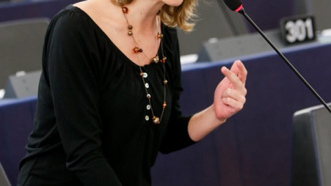 La portavoz de IU en el Parlamento Europa, Marina Albiol. La portavoz de IU en el Parlamento Europa, Marina Albiol.