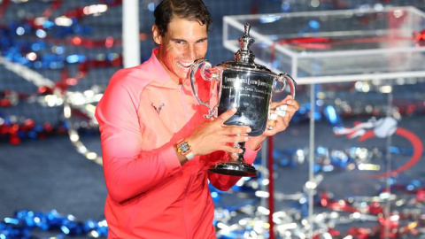 Rafa Nadal, número uno del mundo, gana el Open de Estados Unidos, su 16º Grand Slam. / EFE Rafa Nadal, número uno del mundo, gana el Open de Estados Unidos, su 16º Grand Slam. / EFE