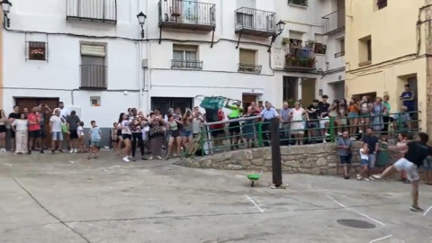 El campeonato de carretillas de Teruel / TWITTER El campeonato de carretillas de Teruel / TWITTER