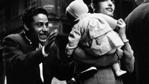 Fotografía de Joan Colom en el antiguo Barrio Chino de las Ramblas de Barcelona