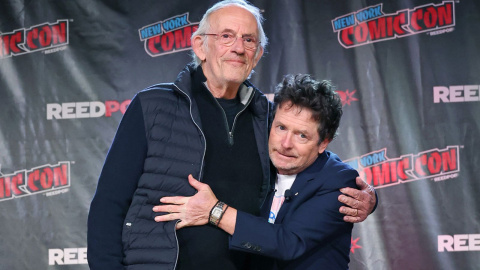 Michael J. Fox y Christopher Lloyd