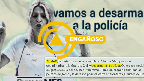 12/07/2023- Yolanda Díaz no propone desarmar a la Policía en su programa electoral. 12/07/2023- Yolanda Díaz no propone desarmar a la Policía en su programa electoral.