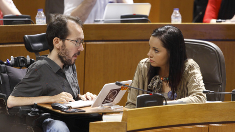 La portavoz de Podemos, Maru Díaz, intervendrá en nombre de los morados, en pleno proceso de relevo de Echenique /Cortes de Aragón