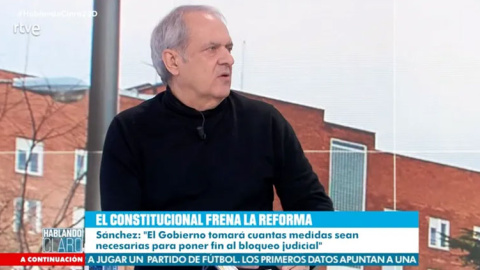 El tertuliano Javier Aroca en TVE. El tertuliano Javier Aroca en TVE.