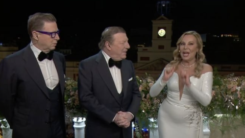 Los Morancos y Ana Obregón durante las Campanadas de TVE.