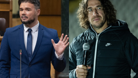 el troleo de rufian con puyol Eduardo Parra / AFP7 / Europa Press
