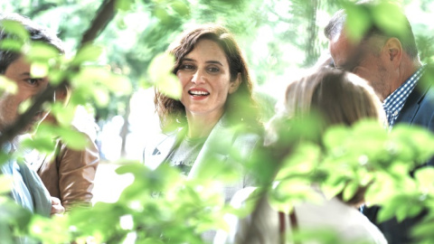 La presidenta de la Comunidad de Madrid y candidata del PP a la reelección, Isabel Díaz Ayuso, a su llegada a un acto de campaña del Partido Popular, en Euskalduna Bilbao, a 19 de mayo de 2023.- H. Bilbao / Europa Press La presidenta de la Comunidad de Madrid y candidata del PP a la reelección, Isabel Díaz Ayuso, a su llegada a un acto de campaña del Partido Popular, en Euskalduna Bilbao, a 19 de mayo de 2023.- H. Bilbao / Europa Press