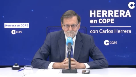 Captura de pantalla 2023-07-07 a las 14.52.57 Mariano Rajoy responde a las preguntas de Carlos Herrera.