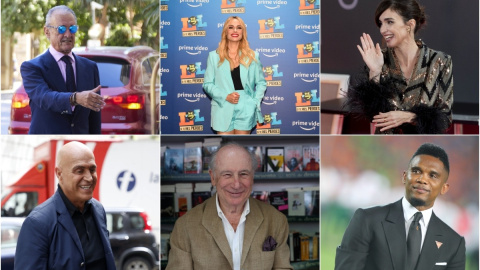 Mario Conde, Patricia Conde y Paz Vega permanecen en la lista, mientras que la abandonan Kiko Matamoros, Rodrigo Rato y Samuel Eto'o. Mario Conde, Patricia Conde y Paz Vega permanecen en la lista, mientras que la abandonan Kiko Matamoros, Rodrigo Rato y Samuel Eto'o.