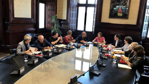 Reunión de la Mesa del Parlament de Catalunya. E.P. Reunión de la Mesa del Parlament de Catalunya. E.P.