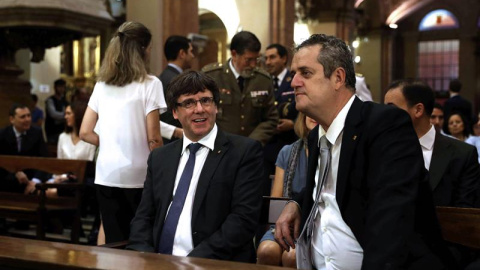 Puigdemont y Forn, hace unos días. EFE/Toni Albir Puigdemont y Forn, hace unos días. EFE/Toni Albir