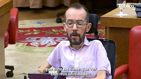 El discurso de despedida de Pablo Echenique: "Estoy orgulloso de haber dicho verdades que otros no se atreven a decir" El discurso de despedida de Pablo Echenique: "Estoy orgulloso de haber dicho verdades que otros no se atreven a decir"