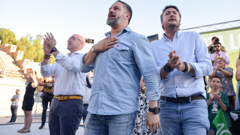 Abascal, Buxadé y García Maraver Vox Abascal, Buxadé y García Maraver Vox