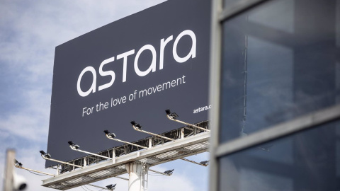 Logo de Astara, la filial de automoción del grupo industrial vasco Bergé. Logo de Astara, la filial de automoción del grupo industrial vasco Bergé.