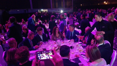 Moment del sopar de la gala del Premi Planeta 2017