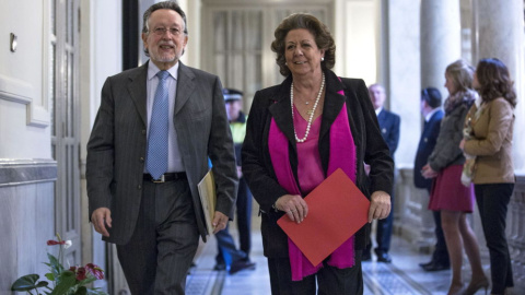 El exvicealcalde de Valencia, Alfonso Grau, junto a la exalcaldesa, Rita Barberá. EFE/Archivo El exvicealcalde de Valencia, Alfonso Grau, junto a la exalcaldesa, Rita Barberá. EFE/Archivo