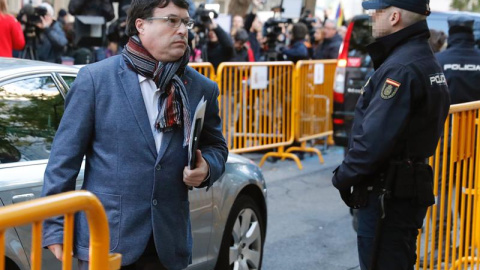 Nuet, a su llegada este jueves al Supremo. EFE/ ÁNGEL DÍAZ Nuet, a su llegada este jueves al Supremo. EFE/ ÁNGEL DÍAZ