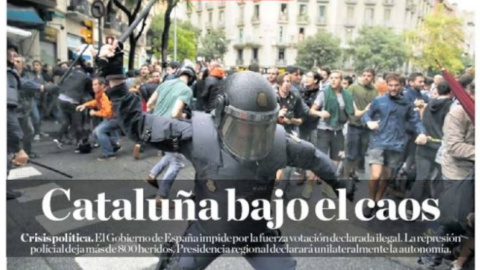 Portada de 'El Comercio' Portada de 'El Comercio'