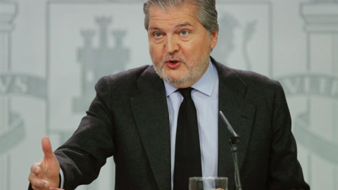 El ministro Méndez de Vigo en el Consejo de Ministros de este viernes. /EFE El ministro Méndez de Vigo en el Consejo de Ministros de este viernes. /EFE