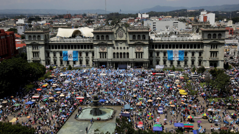 Protestas en Guatemala. /REUTERS Protestas en Guatemala. /REUTERS