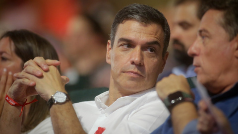 Foto de archivo. El presidente del Gobierno en funciones, Pedro Sánchez, en un acto de campaña de cara al 23J. Foto de archivo. El presidente del Gobierno en funciones, Pedro Sánchez, en un acto de campaña de cara al 23J.