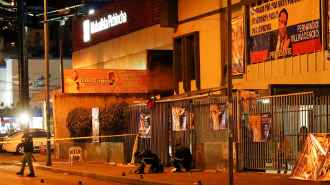 La zona del mitin donde fue asesinado Villavicencio La zona del mitin donde fue asesinado Villavicencio