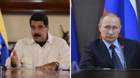 El presidente de Venezuela, Nicolás Maduro, y su homólogo ruso, Vladimir Putin. El presidente de Venezuela, Nicolás Maduro, y su homólogo ruso, Vladimir Putin.