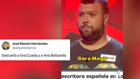 La metedura de pata de un concursante de la tele al responder "Sara Mago" La metedura de pata de un concursante de la tele al responder "Sara Mago"