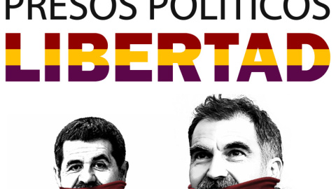 Cartel de la coordinadora 25-S de la manifestación contra la aplicación del artículo 155