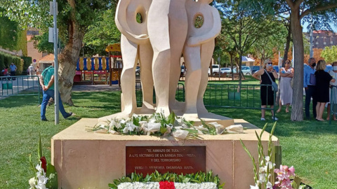 14/8/23 Monumento a las víctimas del terrorismo en Tudela (Nafarroa). 14/8/23 Monumento a las víctimas del terrorismo en Tudela (Nafarroa).