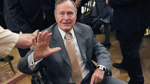 El expresidente de EEUU George Bush padre. AFP El expresidente de EEUU George Bush padre. AFP