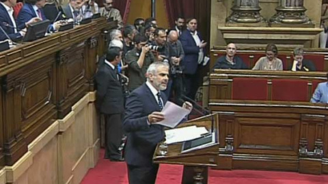 Junqueras mira a Carrizosa.