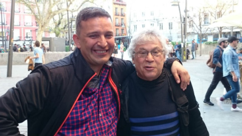Raúl, de Casa Solidaria, y Roberto, de Plaza Solidaria. Raúl, de Casa Solidaria, y Roberto, de Plaza Solidaria.