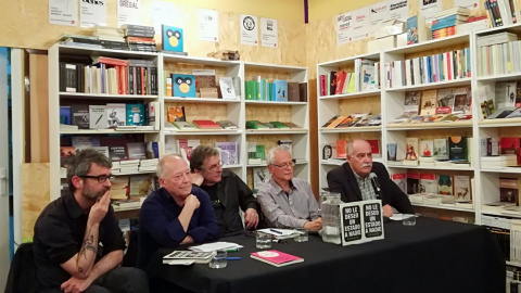Presentació del llibre 'No le deseo un estado a nadie', a l'Espai Contrabandos de Barcelona. Presentació del llibre 'No le deseo un estado a nadie', a l'Espai Contrabandos de Barcelona.