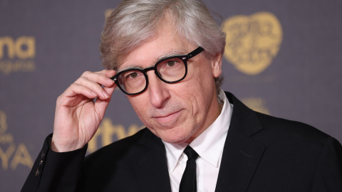 Alfombra rosa de los Premios Goya 2024 David Trueba posa en la alfombra rosa previa a la gala de los Goya, en Valladolid, a 10 de febrero de 2024.- EP