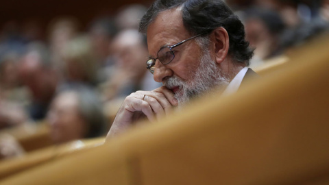 Rajoy, durante el debate del 155 en el Senado. REUTERS/Susana Vera Rajoy, durante el debate del 155 en el Senado. REUTERS/Susana Vera