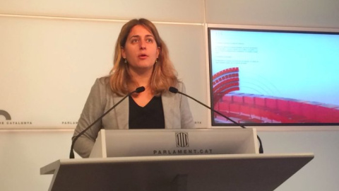 La coordinadora general del PDeCAT Marta Pascal, en roda de premsa al Parlament / PDeCAT La coordinadora general del PDeCAT Marta Pascal, en roda de premsa al Parlament / PDeCAT