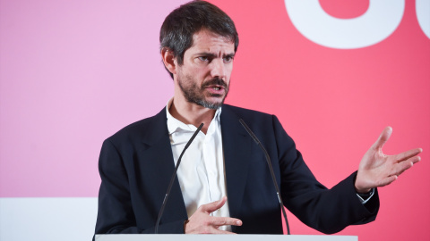 El ministro de Cultura y portavoz de Sumar, Ernest Urtasun, este lunes. El ministro de Cultura y portavoz de Sumar, Ernest Urtasun, este lunes.