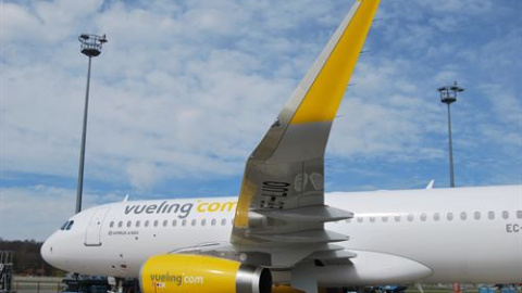 Vueling cancela 64 vuelos por la huelga en Francia. EUROPA PRESS Vueling cancela 64 vuelos por la huelga en Francia. EUROPA PRESS