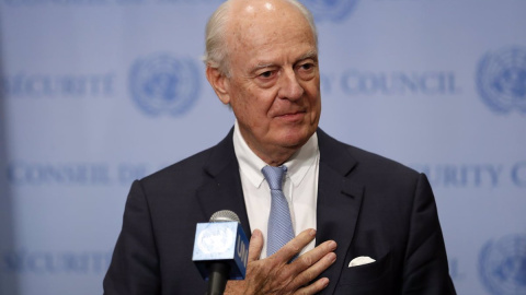 El enviado especial de la ONU para el Sáhara Occidental, Staffan de Mistura, en una foto de archivo. El enviado especial de la ONU para el Sáhara Occidental, Staffan de Mistura, en una foto de archivo.