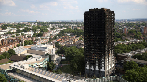 La Torre Grenfell tras el incendio del pasado junio / REUTERS La Torre Grenfell tras el incendio del pasado junio / REUTERS